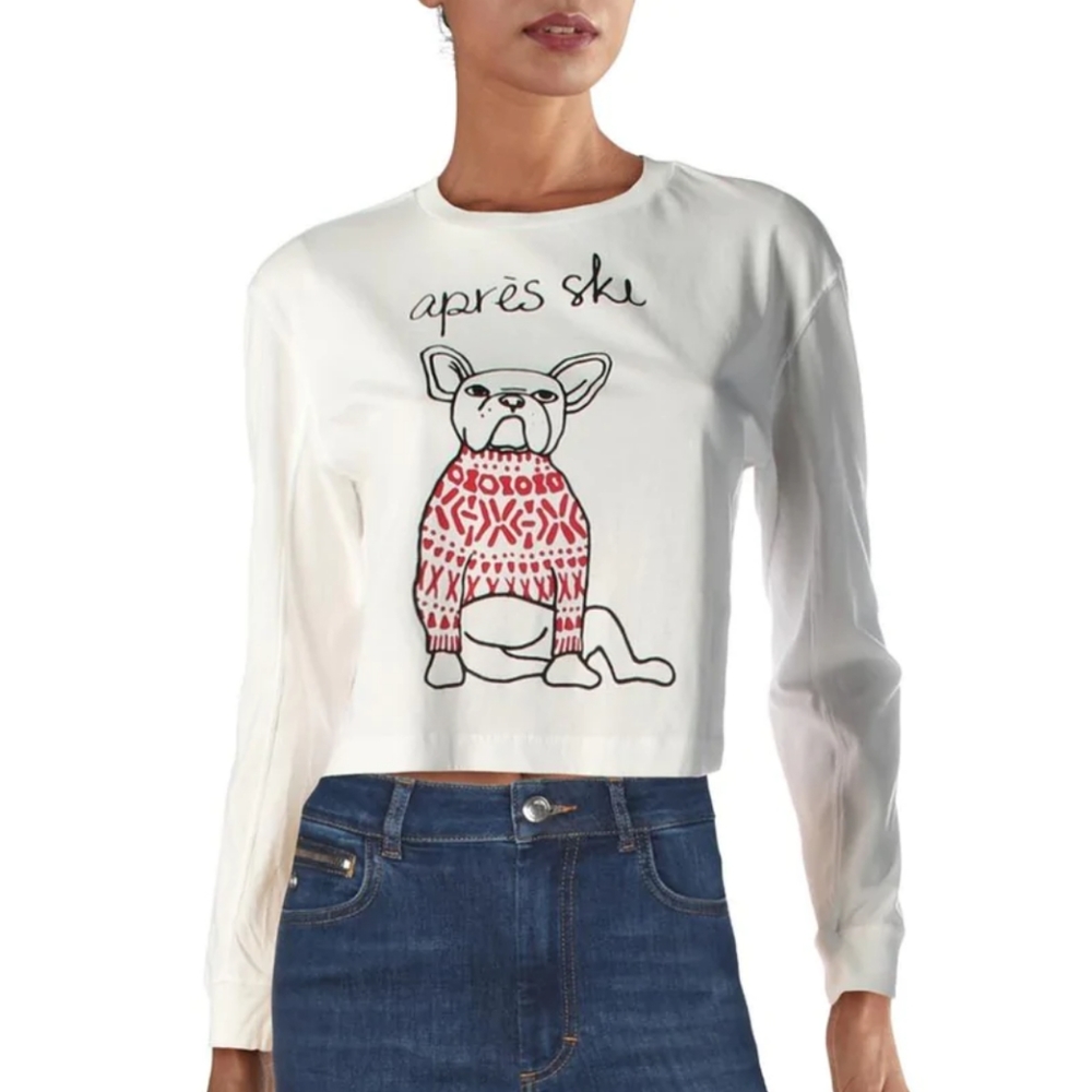 French Connection Crop Top Size Large
